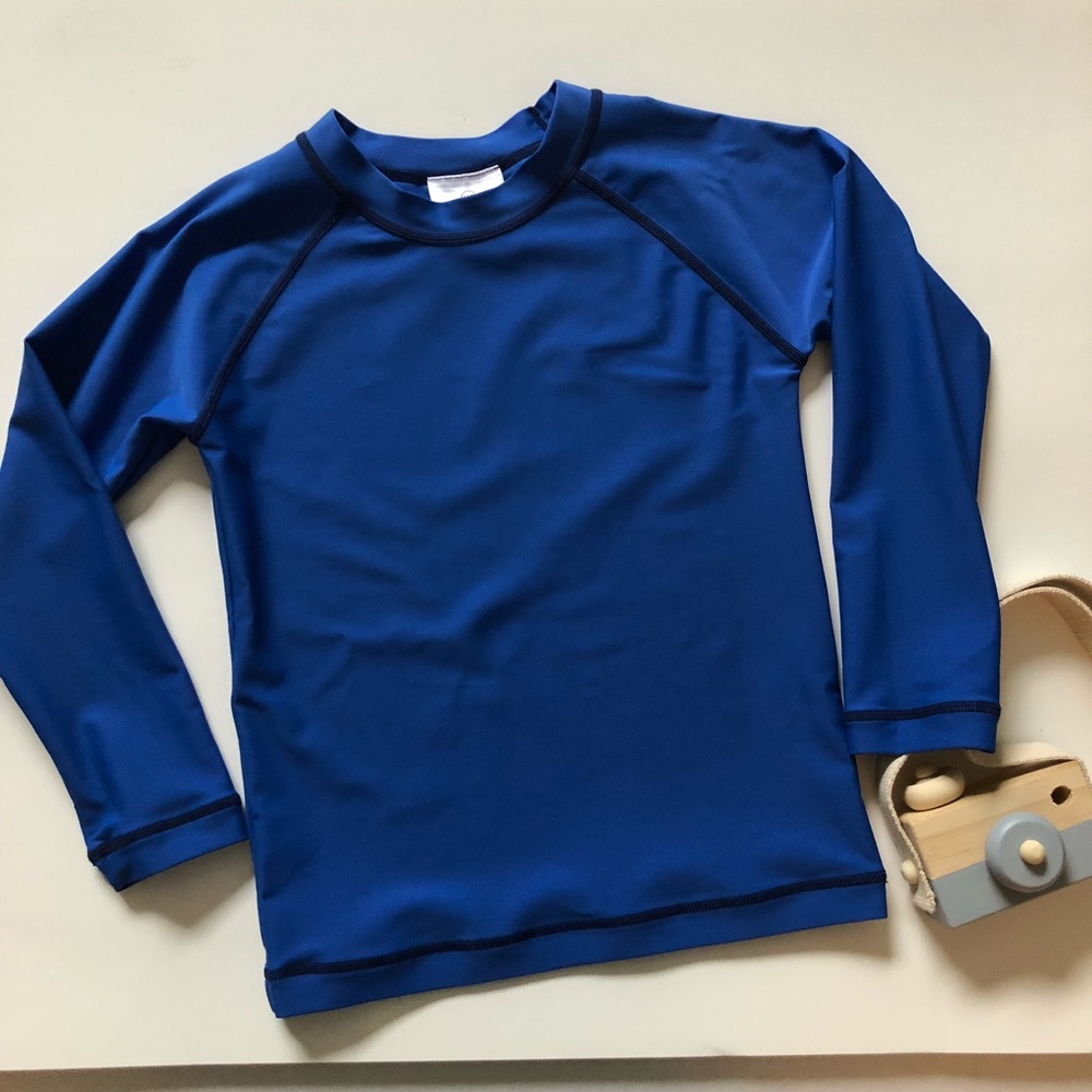 Hanna Andersson Rashguard Long Sleeve Boys Blue